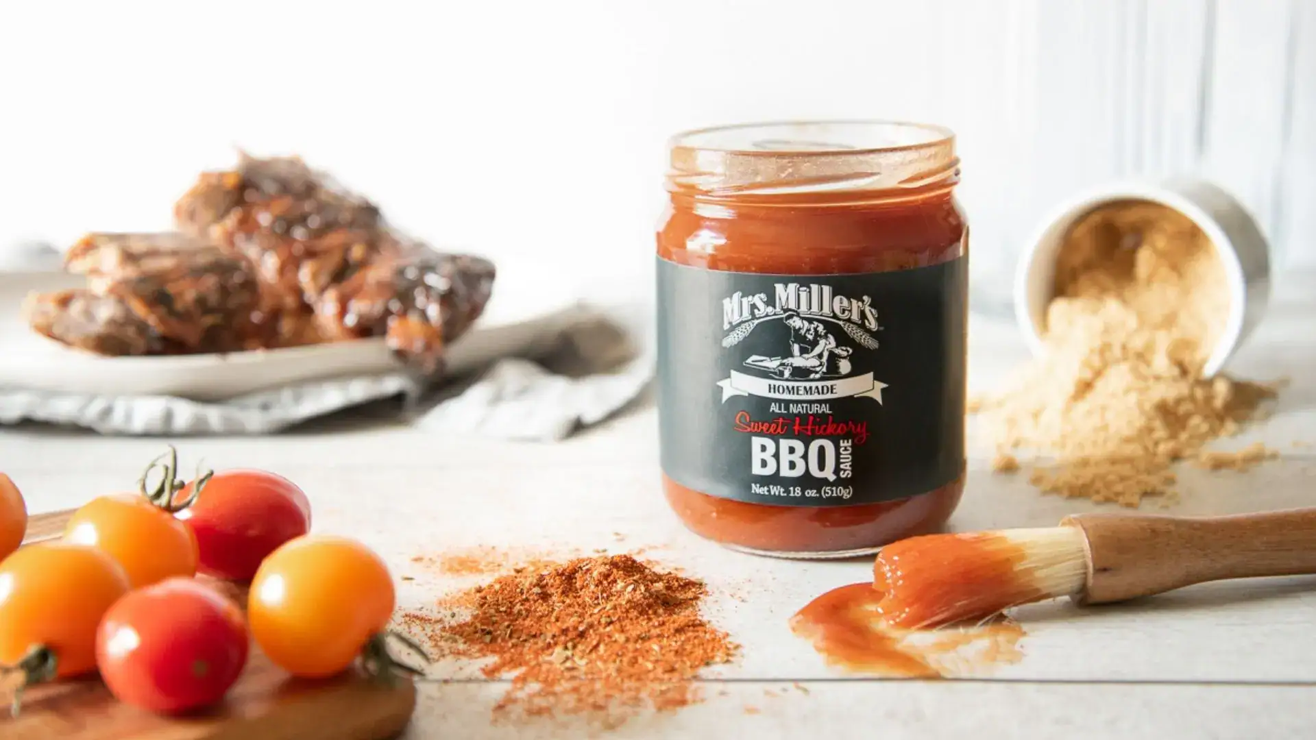 Food and Beverage image with Mrs. Miller's Homemade BBQ Sauce